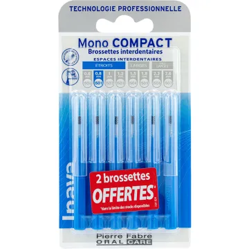 Cepillos interdentales Inava Mono Compact 0,8 mm
