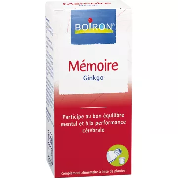 Ginkgo biloba teinture-mère Mémoire Boiron 60ML