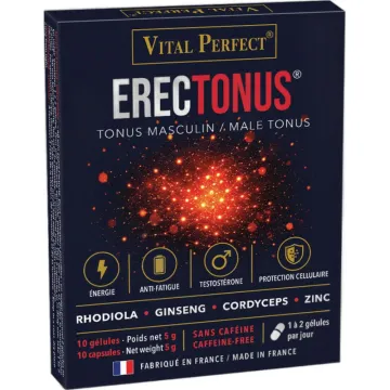 Vital Perfect Erectonus Tonus Masculin 10 gélules