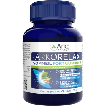Arkorelax Sommeil Fort Gummies