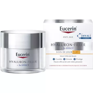 Eucerin Hyaluron-Filler +3x Effect Soin de jour SPF30 50 ml