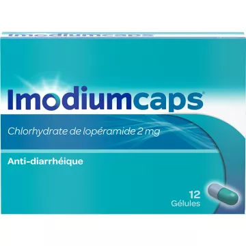 Imodiumcaps 2 mg lopéramide 12 gélules