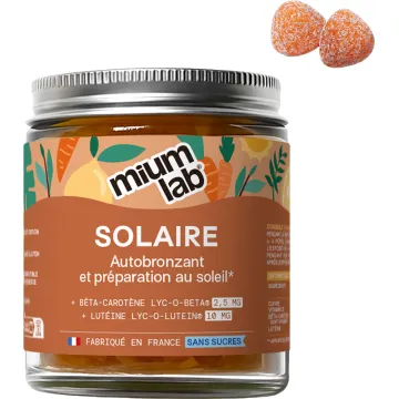 Mium Lab Gummies Solaires Sans Sucres