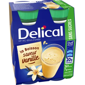 Delical Boisson HP HC Sugar Free 4x200ml