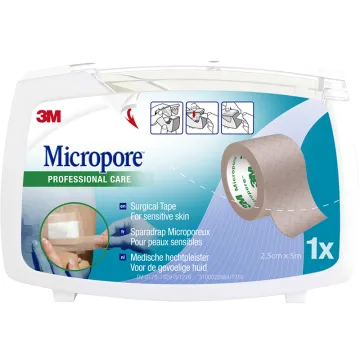 Micropore Microporous plaster 25mmx5m