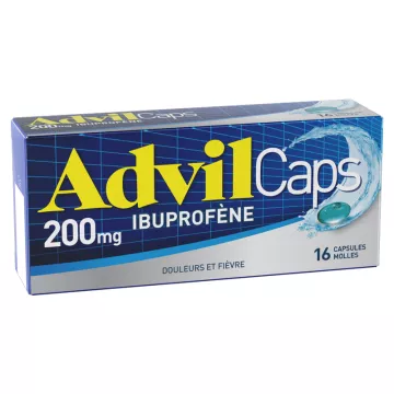 AdvilCaps 200 mg 16 capsules action rapide