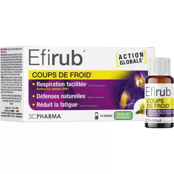 3C Pharma Efirub Coup de Froid 10 single doses