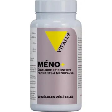 Vitall+ Méno+ Equilibrio y bienestar durante la menopausia, 60 cápsulas