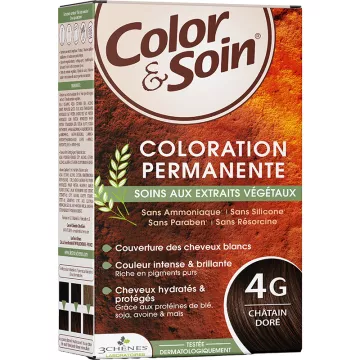 3Chênes Color & Soin Permanente Coloration Goldenes Haar