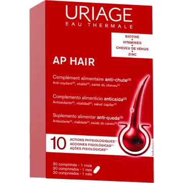 Voedingssupplement tegen haaruitval AP-Hair Uriage 30 tabletten