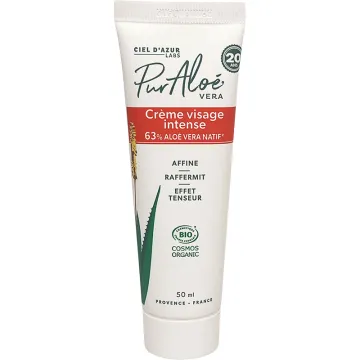 Pur'Aloé Aloe Vera Crema Viso Intensa 63% 50 ml
