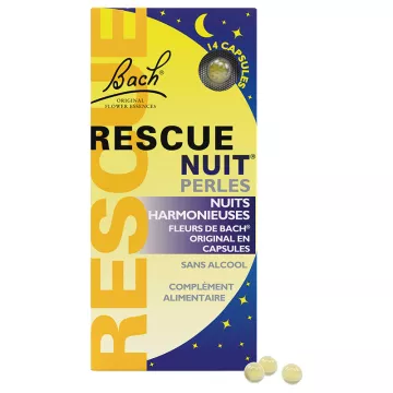 Bach Flower Rescue Night Pearls Original em cápsulas