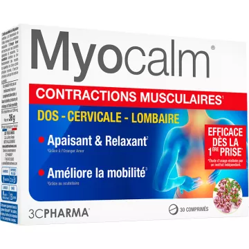 3C Pharma Myocalm Muscle Contractions 30 tablets