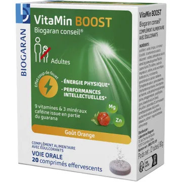 Vitamin Boost Biogaran 20 effervescent tablets