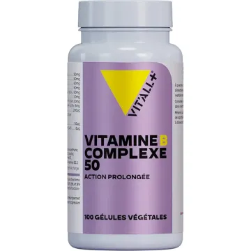 Vitall+ Complesso di vitamine B 50 ad azione prolungata 100 capsule