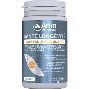 Arkopharma Santé Longévité Capital Articulaire, 60 cápsulas