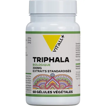 Vitall+ Triphala Bio 300 mg Extrait Standardisé 60 gélules végétales