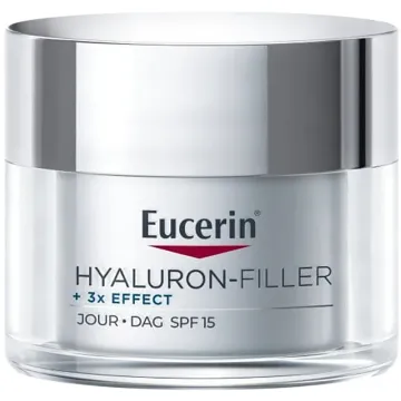 Eucerin Hyaluron-Filler +3x Effect Creme de Dia Pele Seca Spf 15