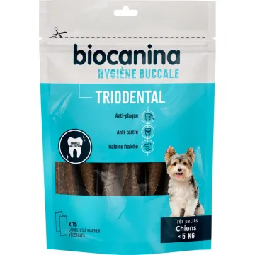 Biocanina Triodental für Hunde – Mundhygiene – 15 Streifen