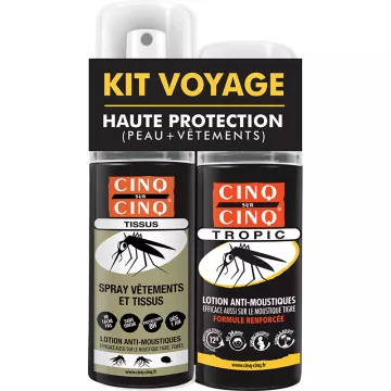 Five-on-a-Cinq Reise-Set Hoher Schutz Haut + Kleidung
