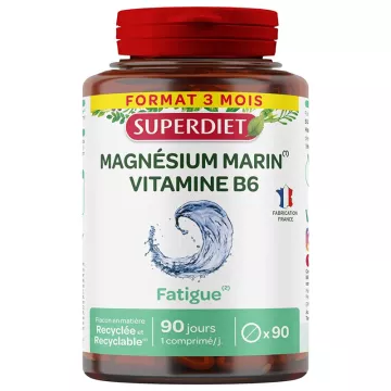Superdiet Magnésium Marin B6 90 Comprimés