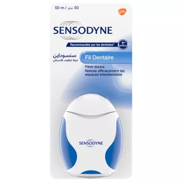 Fio dentário Sensodyne Fluoride 50 m