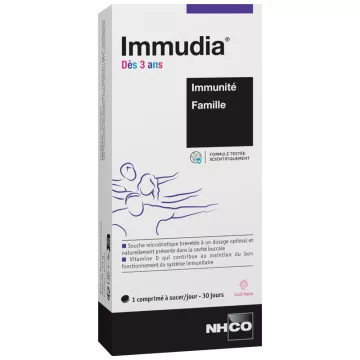 NHCO Immudia +3 ans Immunité 30 comprimés