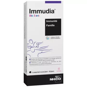 NHCO Immudia +3 años Inmunidad 30 comprimidos