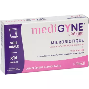 Saforelle Medigyne Microbiotique 14 gélules