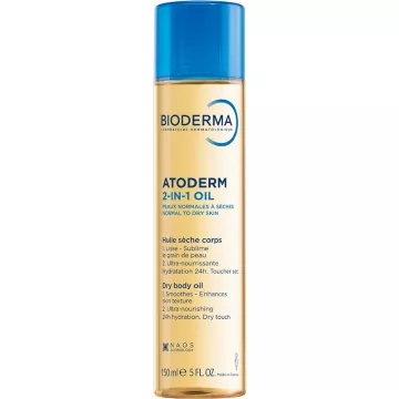 Bioderma Atoderm 2-en-1 Huile Sèche Corps 150 ml