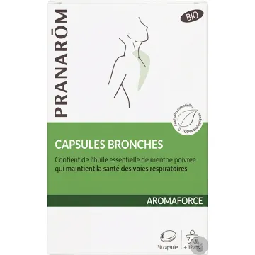 Aromaforce 30 Capsules bronches Bio Pranarom