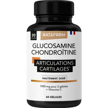 Nat & Form Nutraceutical Glucosamine Chondro 60 Capsules
