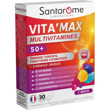 Santarome Vita Max Multivitamins Seniors 50+ 30 Tablets