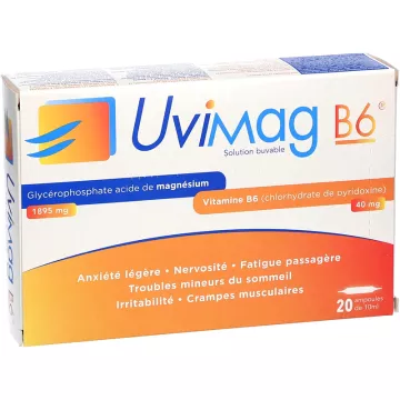 Uvimag B6 Solution buvable 20 ampoules 10 ml