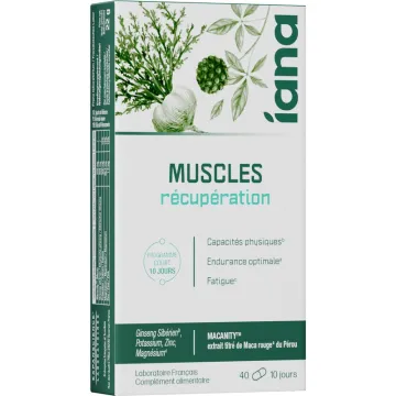 Iana Muscles Récupération 40 gélules