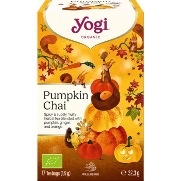 Yogi Tea Thé Pumpkin Chaï Bio 17 sachets