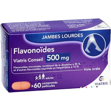 Flavonoidi 500 mg Gambe Pesanti Viatris 60 compresse