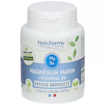 Nat & Form Magnesio + Cápsulas B6