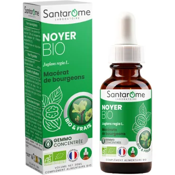 Noyer Macérat de Bourgeons Bio Santarome 30ml