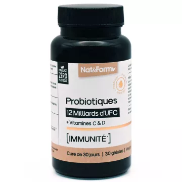 Nat & Form Nutraceutical Probiotic Immunity 30 Cápsulas