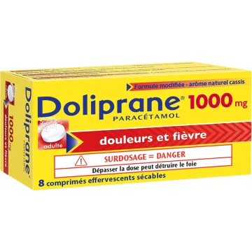 DOLIPRANE 1000 MG 8 COMPRESSE EFFERVESCENTI