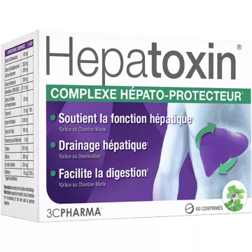 Hepatoxin Détox 3C Pharma 60 tablets 