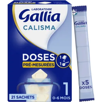 Gallia Calisma Vorgemessene Dosen 0-6 Monate 21 Beutel