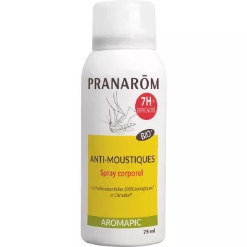 Aromapic Pranarom Spray Corps Anti-Moustique Bio 75 ml