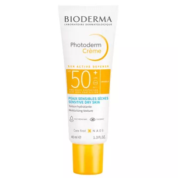 Bioderma Photoderm 50 SPF+ trockene empfindliche Haut unsichtbar