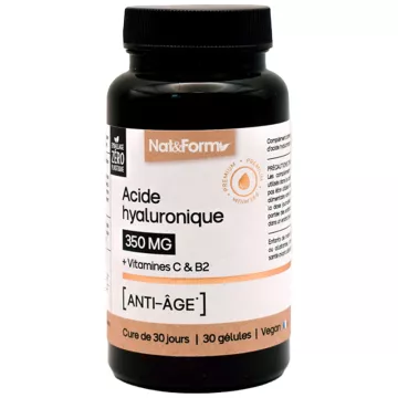 Nat&Form Nutraceutical Hyaluronic Acid 30 Capsules