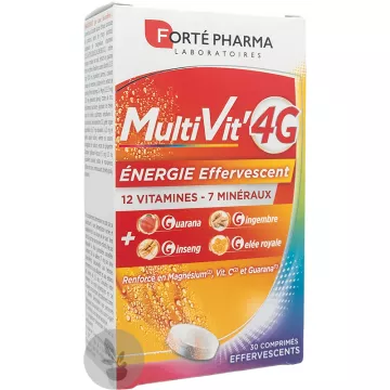 Forté Pharma Multivit' 4g Energia 30 Comprimidos Efervescentes