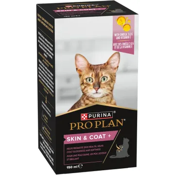Pro-Plan Skin & Coat+ Gesunde Haut & Seidiges Fell Katze 150ml