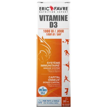 Eric Favre Vitamin D3 1000 IU 20 ml