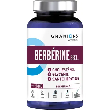 Berberine 380mg GLP-1 Booster Granions 60 comprimidos